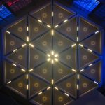 Enhance Your Living Room with Geometric Wall Lamp