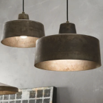 Vintage Iron Pendant Lamp: Perfect for Industrial Living Room