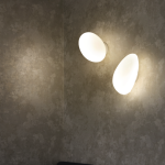 Enhance Your Space with a Simple Pebble Wall Lamp