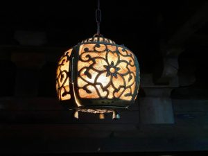 Photo pebble wall lamp