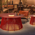 Light up your outdoor space with the Nit Outdoor Portable Solar Floor Lamp
