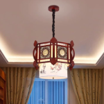 Introducing the New Chinese Style Chandelier with Solid Wood Window Lattice