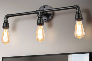 Industrial Pipe Style Wall Sconce: Perfect for Hallway Ambiance