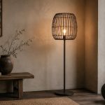 Embracing Imperfection: Wabi Sabi Floor Lamp Cage Shade