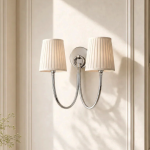 Retro Modern Linen Shade Wall Washer Light for Stylish Entryway